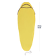 Вкладыш в спальник Sea to Summit Reactor Sleeping Bag Liner, Sulfur Yellow, Standart, Mummy w/ Drawcord, рост 198 см (STS ASL031061-190906) - изображение 2