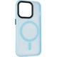 Чохол Avantis Color Bumper Case (MagSafe) для iPhone 15 Pro Max Light Blue - изображение 3