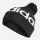 Czapka adidas Pompom Beanie IB2654 OSFW 58 Czarna (4066763955120) - obraz 1