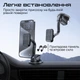 Автодержатель для телефона магнитный Promate MagMount-Pro Black (magmount-pro.black) - изображение 6