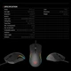 Миша MEETION RGB Backlit Gaming Mouse RGB GM19_2023 |12000dpi| Колір black - изображение 15