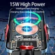 Держатель Auto open-close Transparent Wireless Charger XYJ A6 |15W, RGB| - изображение 10