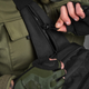 Нагрудная Сумка с липучкой под Шеврон / Прочный однолямный Рюкзак Cordura 1000D черный размер 24х18х10 см - изображение 4