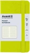 Книга записна Axent Partner, 9.5x14 см, 96 листів, клітка Лимонна Axent - изображение 1