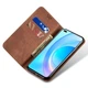 Чохол-книжка з кишеньками UniCase Jeans Wallet для Honor 200 Lite - Coffee - зображення 2