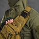 Нагрудна сумка "Enders" Cordura 1000D / Вологозахищений рюкзак койот розмір 19х27х10 см - зображення 7