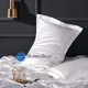 Атласное Бело-Фиолетовое Семейное постельное белье Moka Textile 145*210 - изображение 7