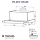 Витяжка Minola HTL 6615 I 1000 LED (телескопічна) - изображение 8
