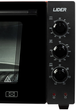 Духовка LIDER 4223 LUX BLACK-RED - изображение 4