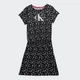 Подростковое летнее платье для девочки Calvin Klein 412817066 140 см Черное (1159800298) - изображение 1