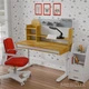 Дитячий стіл Mealux Timberdesk L Дерево / Білий (арт. BD-690 Wood L) - зображення 2