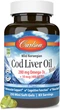 Омега-3 печінки дикої тріски Carlson Labs Cod Liver Oil Mini 250 капсул - зображення 5