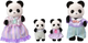 Zestaw figurek Epoch Sylvanian Families Rodzina Pandy Pookie 4 szt (5054131055298) - obraz 2