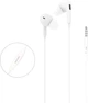 Навушники Denmen с микрофоном HF DR06 3.5 мм 1.2 м 2 шт White (DE-DR06-2WH) - зображення 4