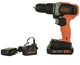 Дрель-шуруповерт аккумуляторная ударная Black+Decker BCD003C1 - изображение 2