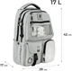 Рюкзак підлітковий Kite Education teens 42x29x17 см Сірий/бежевий (K24-2587M-1) - зображення 2