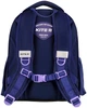 Рюкзак шкільний каркасний Kite Check and Hearts 35x26x13.5 см Фіолетовий (K24-555S-1) - зображення 8