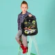 Рюкзак шкільний каркасний Kite Hot Wheels 35x26x13.5 см Чорний (HW24-555S) - зображення 13