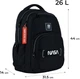 Рюкзак підлітковий Kite Education teens NASA 44x31.5x14 см Чорний (NS24-903L) - зображення 2