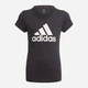 Koszulka młodzieżowa dla dziewczynki Adidas G Lin T GN4069 170 cm Czarna (4064036241239) - obraz 1