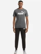 Футболка мужская Puma Ess Heather Tee 586736-01 S Темно-серая (4063697396715) - изображение 3
