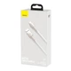 Кабель Baseus Cafule Metal Data Cable USB to Type-C 66W 6A 2м (CAKF000202) White - изображение 11