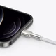 Кабель Baseus Cafule Metal Cable USB to Lightning 2.4A 2м (CALJK-B02) White - изображение 8