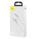 Кабель Baseus Cafule Metal Cable USB to Lightning 2.4A 2м (CALJK-B02) White - изображение 15