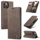 Чехол книжка Caseme с магнитом для iPhone 13 кофеный бумажник - изображение 2
