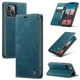 Чехол книжка Caseme с магнитом для iPhone 13 зеленый бумажник - изображение 2