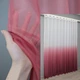 Тюль VR-Textil 757т Омбре шифон 300х270 см Бордовий із білим (42-0176) - зображення 1