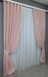 Комплект готовых штор VR-Textil Жаккард Sultan YL № 1370ш Бледно-розовый 150х270 см 2 шт (33-0231) - изображение 3