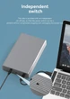 Зовнішня кишеня Blueendless BS-U35K Метал USB 3.0 для HDD 3.5" - зображення 9