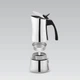 Кофеварка гейзерная Espresso Moka Maestro MR-1668-2 Silver 100мл на 2 чашки нержавеющая сталь - изображение 3