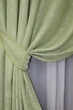 Комплект готовых штор VR-Textil Жаккард Sultan XO № 1367ш Светло-оливковый 150х270 см 2 шт (33-0228) - изображение 4