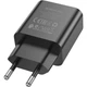 Сетевое зарядное устройство Borofone BA71A Power Single Port USB-C PD20W Charger (BA71AB) Black - изображение 3
