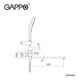 Смеситель для ванны GAPPO G2203-6 черный/хром - изображение 8