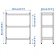 Відкрита шафа для книг IKEA EKENABBEN, осика, білий, 70х34х86 см, 104.878.16 - изображение 8