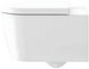 Унитаз подвесной Duravit Me By Starck 45290900A1 без ободка с крышкой Soft Close - изображение 2