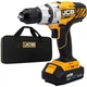 Дрель-шуруповерт аккумуляторная (JCB-18DD-B-E) 18V, max 45Nm в комплекте с зарядным устройством (JCB-18VFC-E) 2.4A и батареей аккум(JCB-20LI-E) 2.0AH JCB-18DD-2X-E - изображение 1