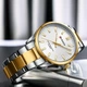 Мужские часы Curren 9090 Silver-Gold-Silver - изображение 2
