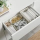 Модуль для зберігання із шухлядами IKEA BESTÅ БЕСТО, білий, ЛАППВІКЕН, жертва біла, 180x42x74 см, 994.126.86 - изображение 8