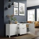 Модуль для зберігання із шухлядами IKEA BESTÅ БЕСТО, білий, ЛАППВІКЕН, жертва біла, 180x42x74 см, 994.126.86 - изображение 2