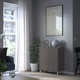 Комбинация шкафов с ножками IKEA ЭКЕТ, темно-серый, дерево, 70x35x80 см, 393.880.00 - изображение 2