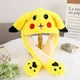 Шапка светящаяся с двигающимися ушами Пикачу Pikachu желтая - изображение 6