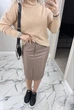 Fashions • Жіноча спідниця з еко-шкіри Connie Fashions 46 мокко (1421-бу) - зображення 3