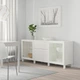 Модуль для зберігання із шухлядами IKEA BESTÅ БІСТО, білий лаппвікен, SINDVIK СІНДВІК, Стіббарп білий прозрачне - зображення 6