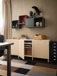 Комбинация настенных шкафов IKEA ЭКЕТ, темно-серый, 35x35x35 см, 493.076.40 - изображение 3