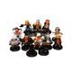 Фигурки Ван Пис One Piece Monkey Luffy Луффи Соломенная шляпа аниме 12 шт 5 см - изображение 5