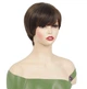 Парик короткий Dark Brown, термоволокно VC Brown 7249 - изображение 4